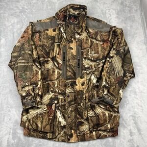 Game Winner Hunting Jacket Mens 3XL Brown Realtree Camo Breakup Infinity Logo
